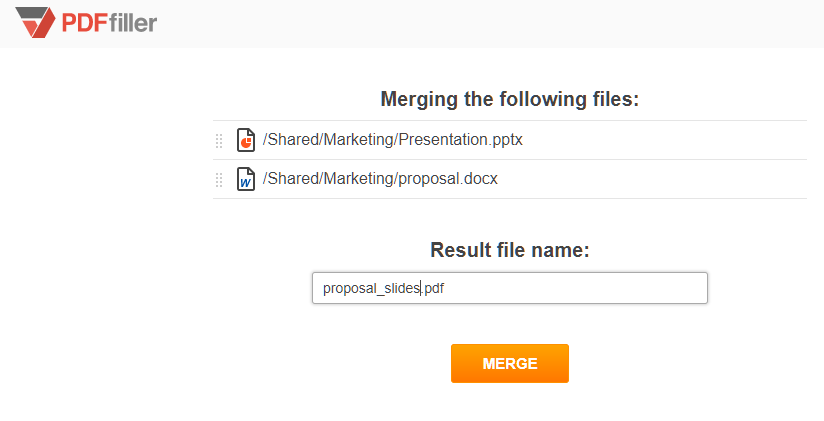 pdfFiller integration with Egnyte account
