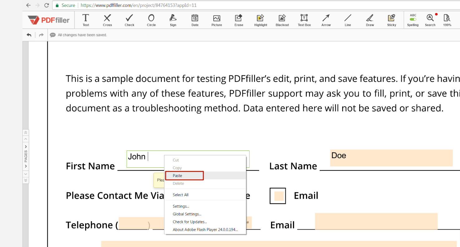 how to copy and paste text from a pdf