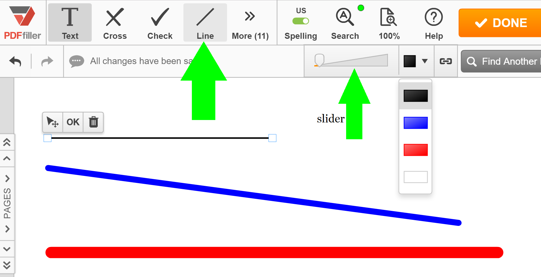 How To Draw Lines On Document