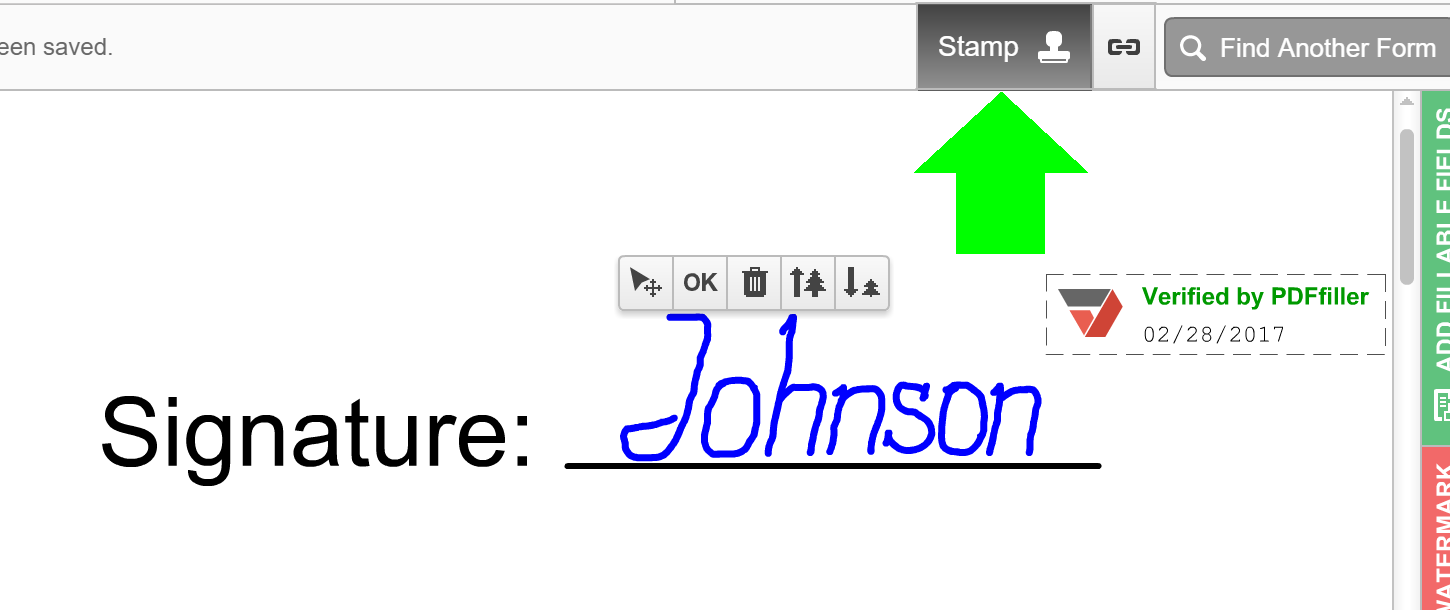 create transparent signature for pdf