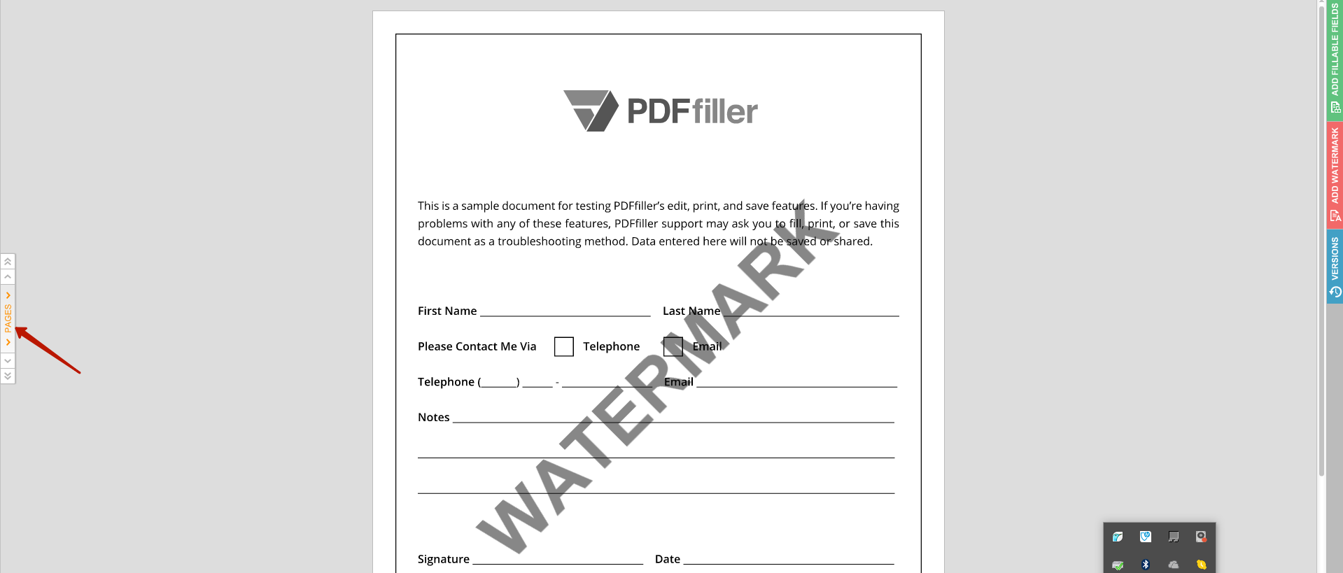 online rotate pdf document