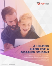 A Helping Hand For a Disabled Student