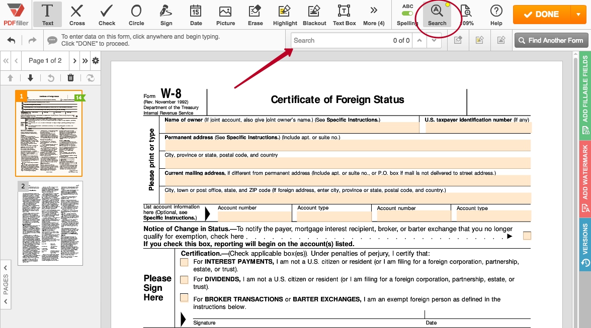 Search Text in PDF. Edit, Fill, Sign & Host Documents | pdfFiller