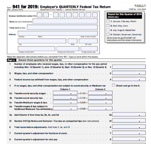 941 tax form | pdfFiller