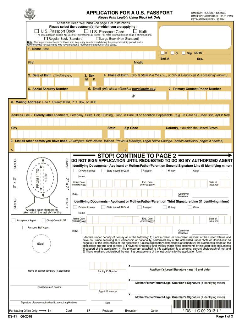 DS-11 form - pdfFiller