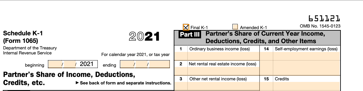 2010 Form IRS 1065 - Schedule K-1 Fill Online, Printable, Fillable ...