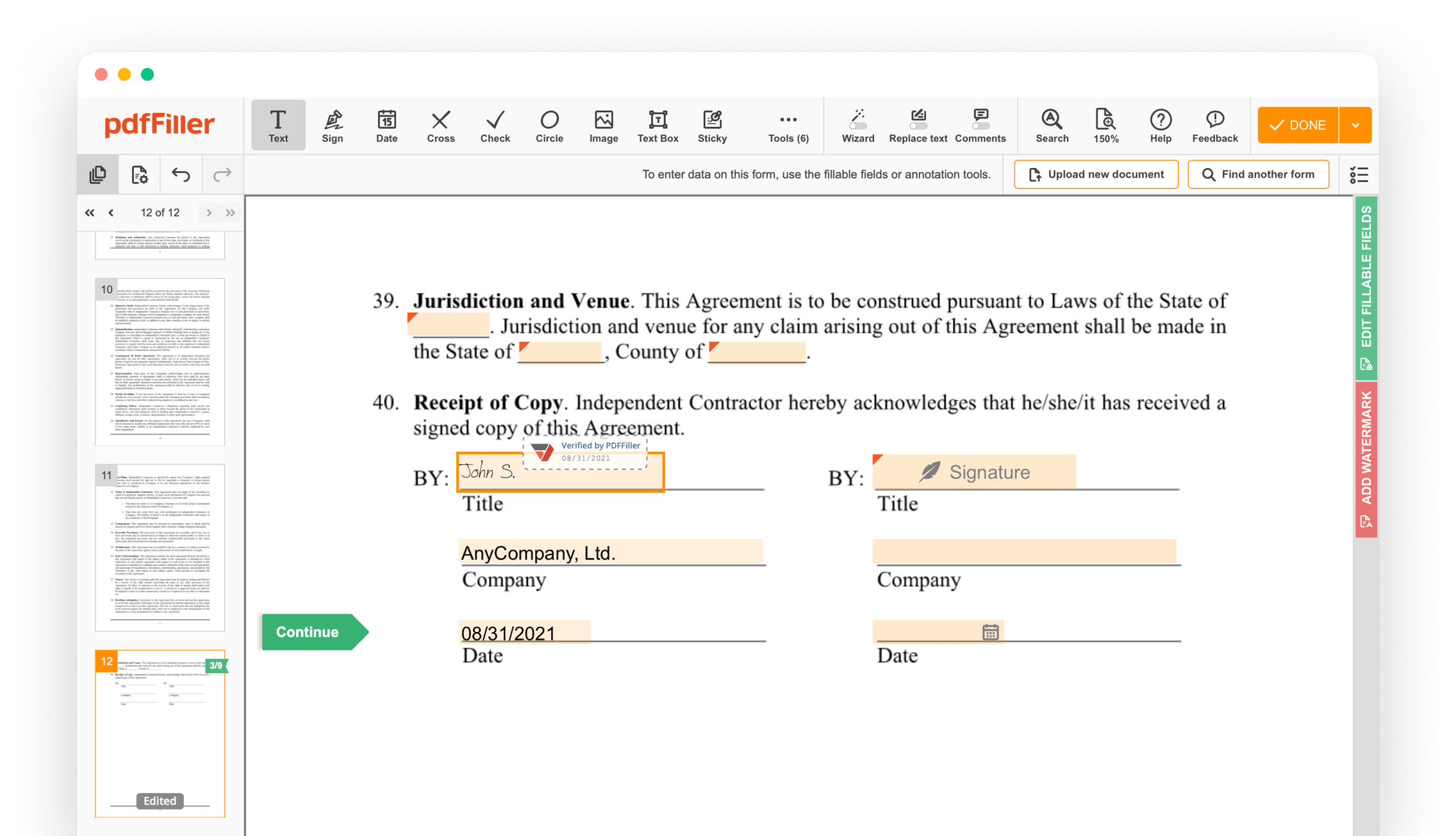 Independent Contractor Agreement Workflow PdfFiller independent-contractor-agreement-workflow-pdffiller
