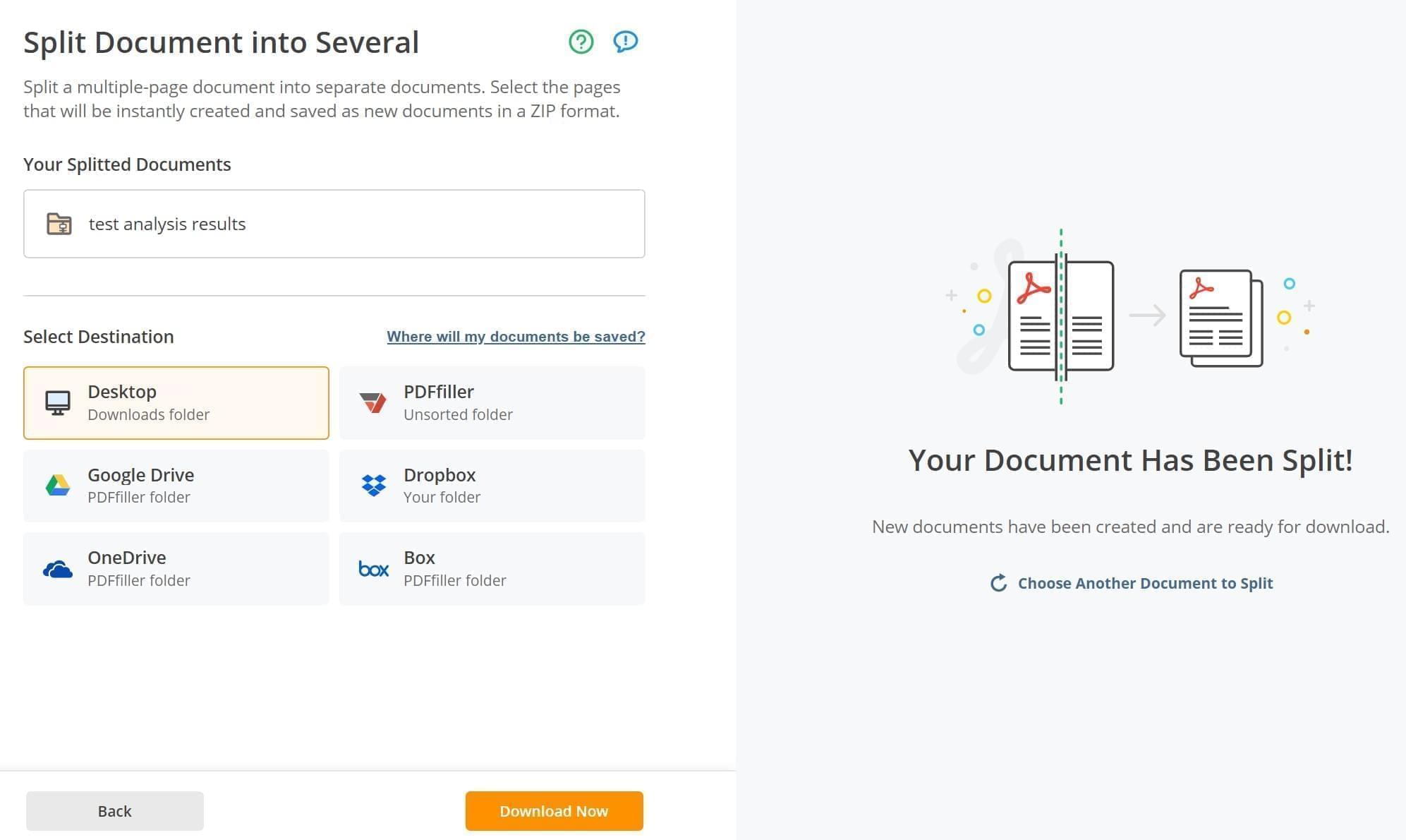 How to split PDFs into multiple pages